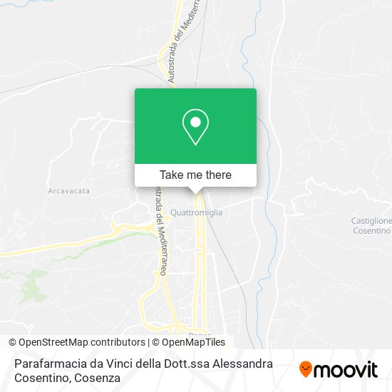 Parafarmacia da Vinci della Dott.ssa Alessandra Cosentino map