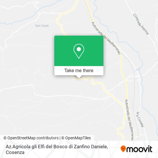 Az.Agricola gli Elfi del Bosco di Zanfino Daniele map