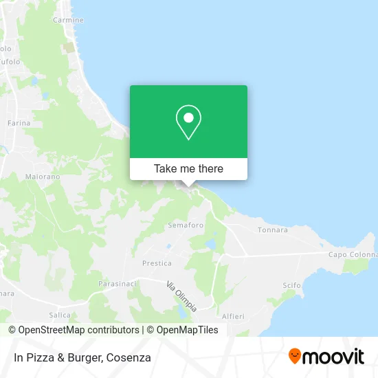 In Pizza & Burger map