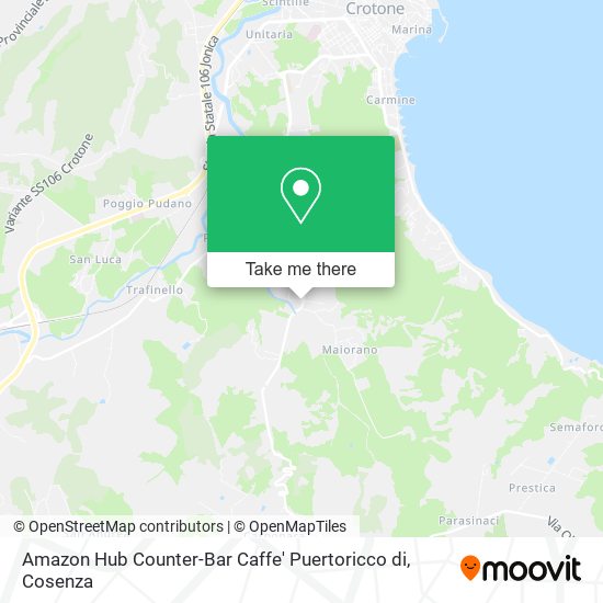 Amazon Hub Counter-Bar Caffe' Puertoricco di map