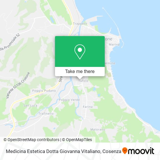 Medicina Estetica Dotta Giovanna Vitaliano map