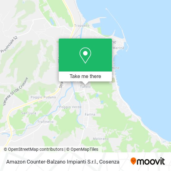 Amazon Counter-Balzano Impianti S.r.l. map