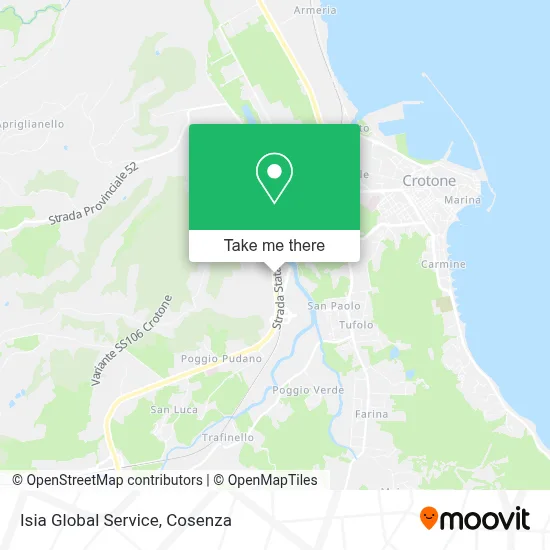 Isia Global Service map