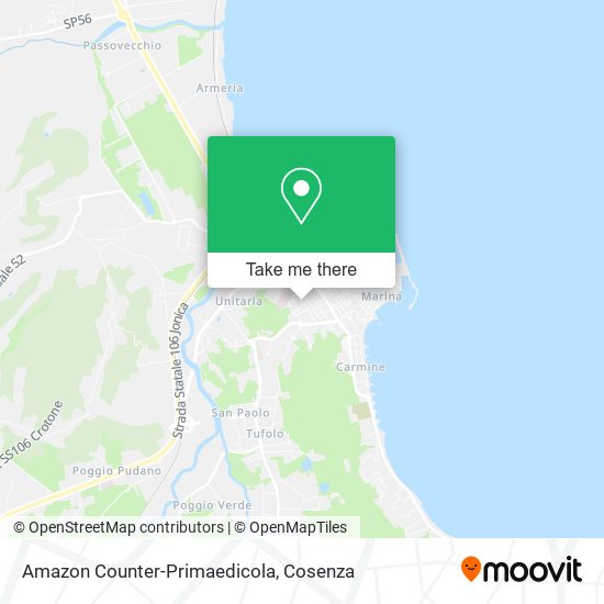 Amazon Counter-Primaedicola map