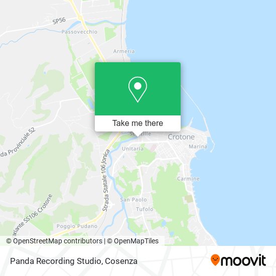 Panda Recording Studio map