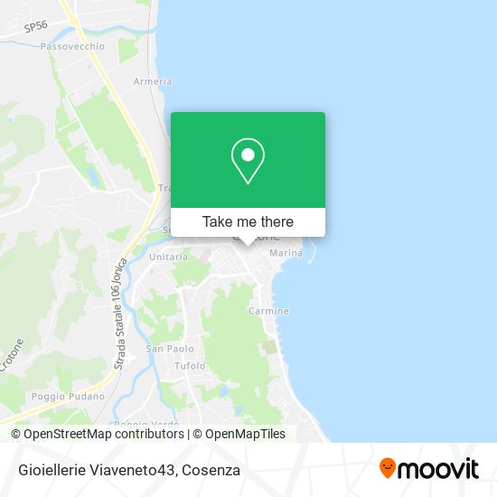 Gioiellerie Viaveneto43 map