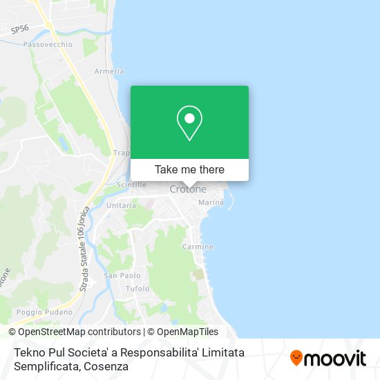 Tekno Pul Societa' a Responsabilita' Limitata Semplificata map