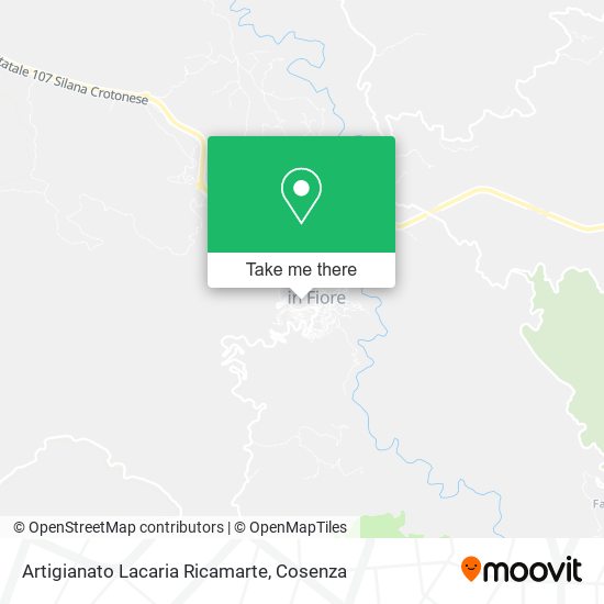 Artigianato Lacaria Ricamarte map