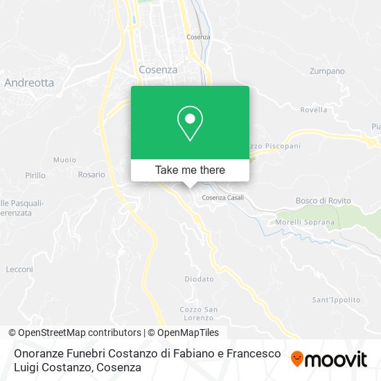 Onoranze Funebri Costanzo di Fabiano e Francesco Luigi Costanzo map