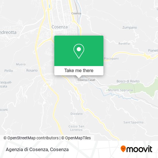 Agenzia di Cosenza map