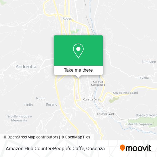 Amazon Hub Counter-People's Caffe map
