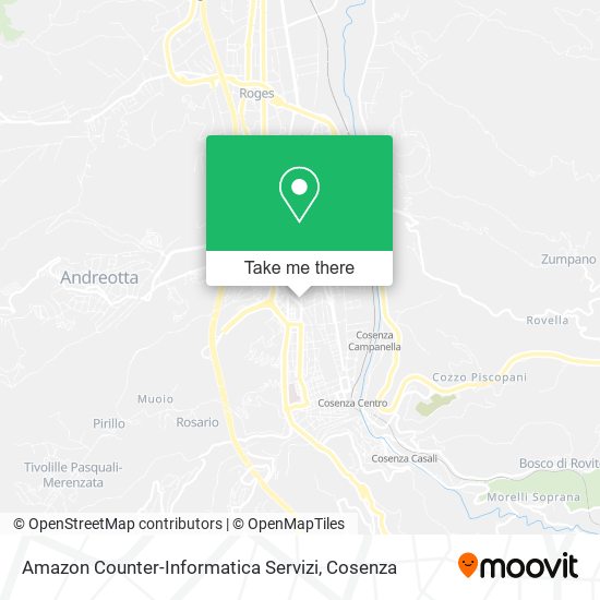 Amazon Counter-Informatica Servizi map