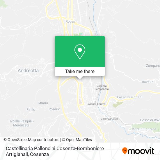 Castellinaria Palloncini Cosenza-Bomboniere Artigianali map