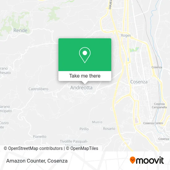 Amazon Counter map