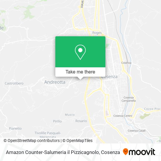 Amazon Counter-Salumeria il Pizzicagnolo map