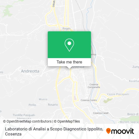 Laboratorio di Analisi a Scopo Diagnostico Ippolito map