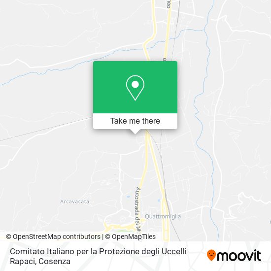 Comitato Italiano per la Protezione degli Uccelli Rapaci map