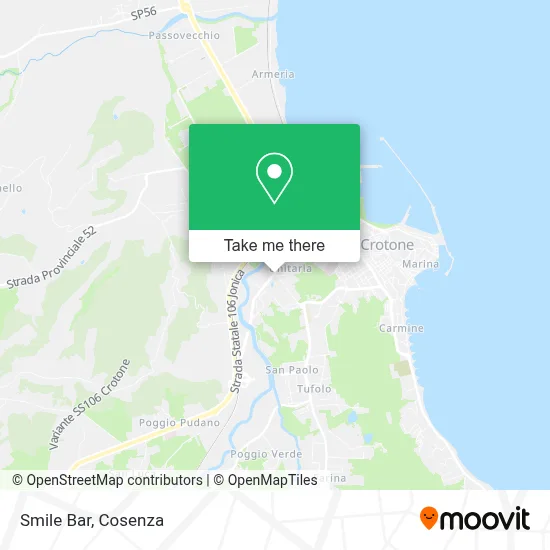 Smile Bar map