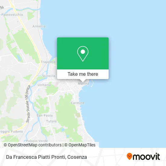 Ready Dishes by Francesca map