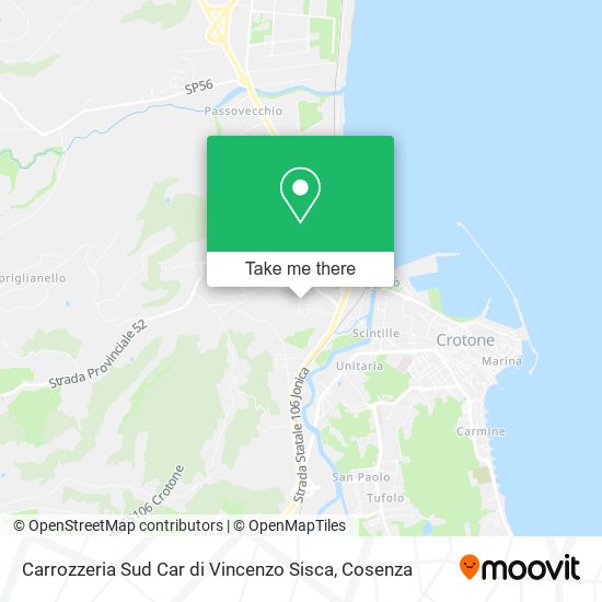 Carrozzeria Sud Car di Vincenzo Sisca map