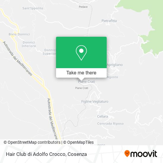 Hair Club di Adolfo Crocco map