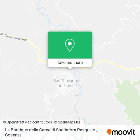 La Boutique della Carne di Spadafora Pasquale. map