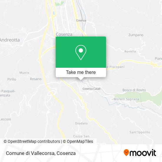 Comune di Vallecorsa map