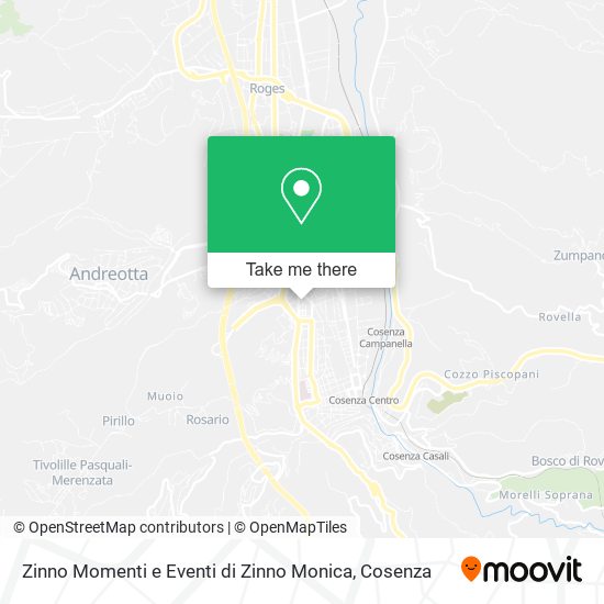 Zinno Momenti e Eventi di Zinno Monica map