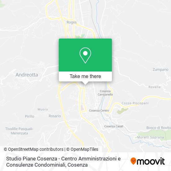 Studio Piane Cosenza - Centro Amministrazioni e Consulenze Condominiali map