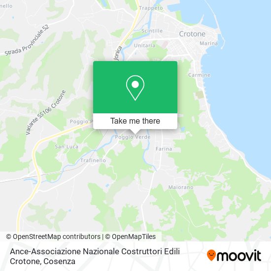 Ance-Associazione Nazionale Costruttori Edili Crotone map