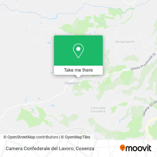 Camera Confederale del Lavoro map