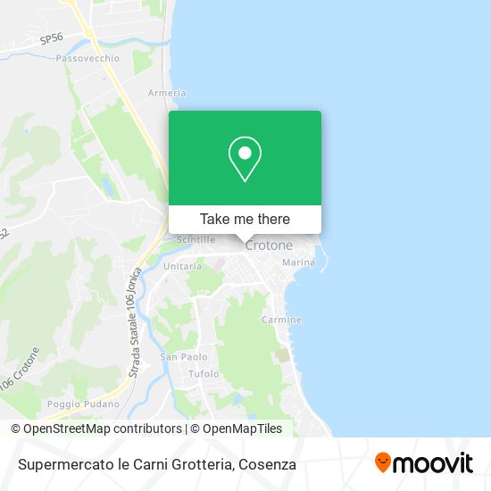 Supermercato le Carni Grotteria map
