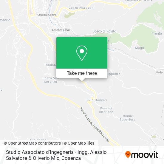 Studio Associato d'Ingegneria - Ingg. Alessio Salvatore & Oliverio Mic map