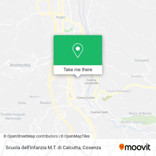 Scuola dell'Infanzia M.T. di Calcutta map