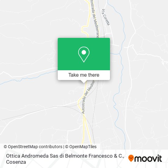Ottica Andromeda Sas di Belmonte Francesco & C. map