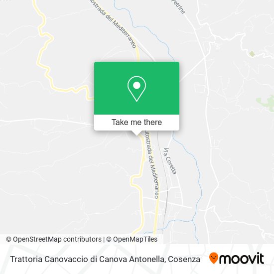 Trattoria Canovaccio di Canova Antonella map