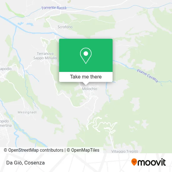 Da Giò map