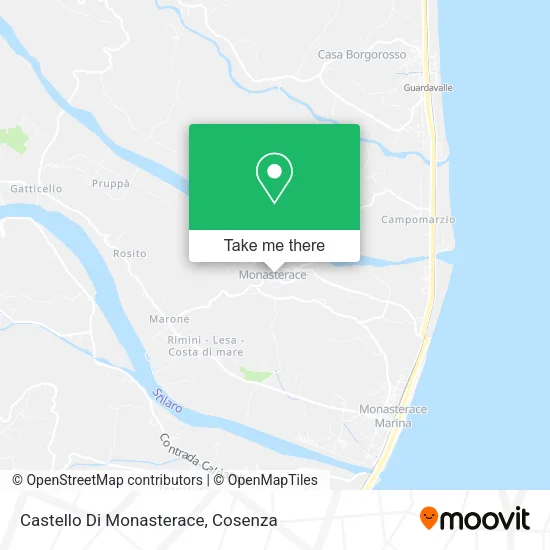 Castello Di Monasterace map
