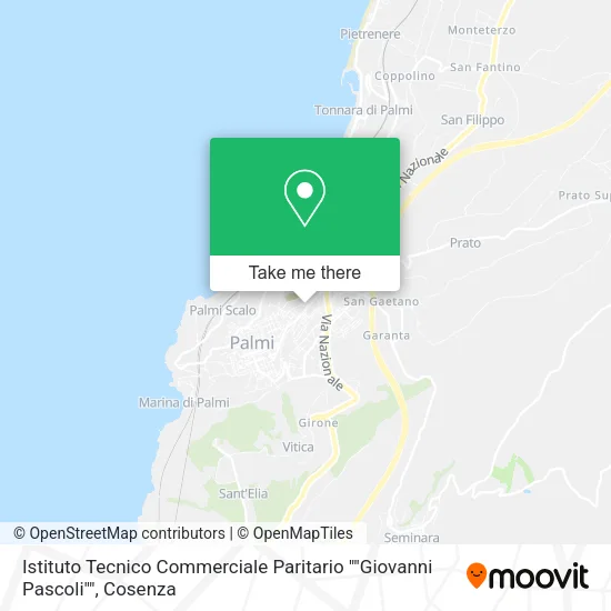 Istituto Tecnico Commerciale Paritario ""Giovanni Pascoli"" map