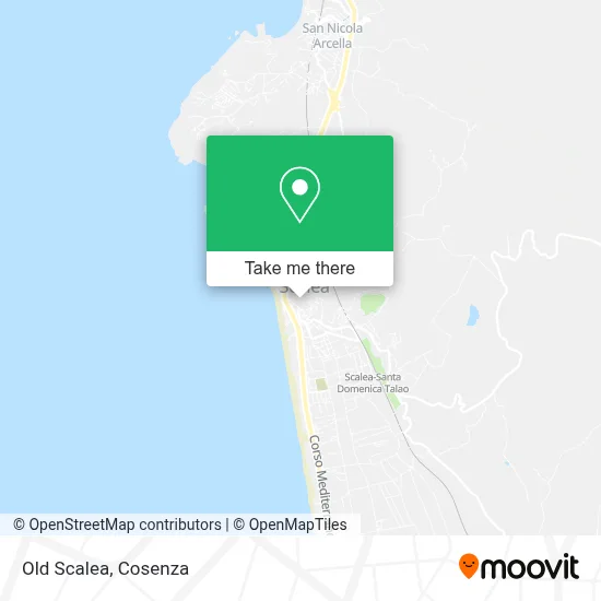 Old Scalea map