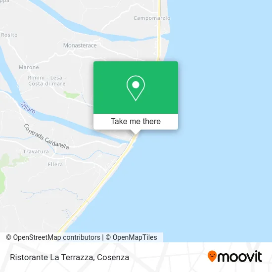 Restaurant La Terrazza map