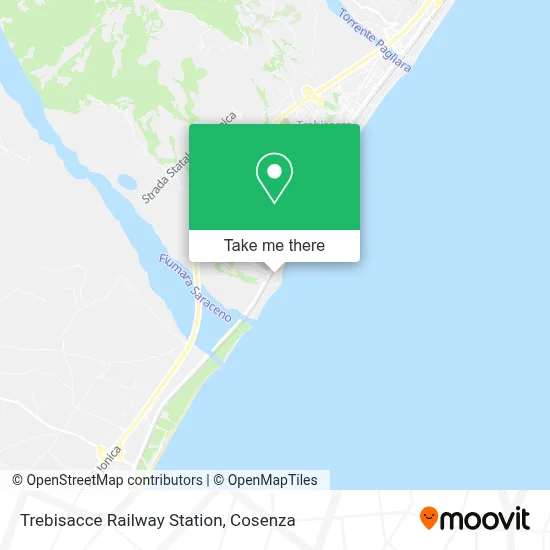 Trebisacce Railway Station map
