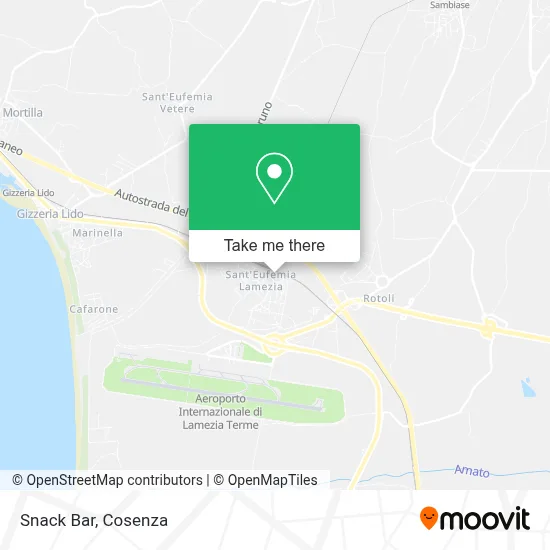 Snack Bar map