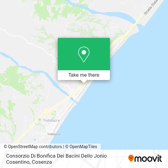 Consorzio Di Bonifica Dei Bacini Dello Jonio Cosentino map