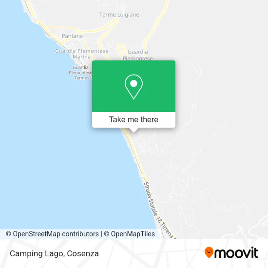 Camping Lago map