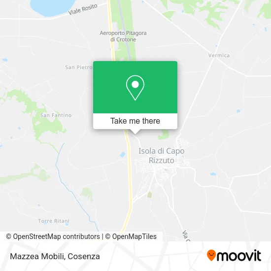 Mazzea Mobili map