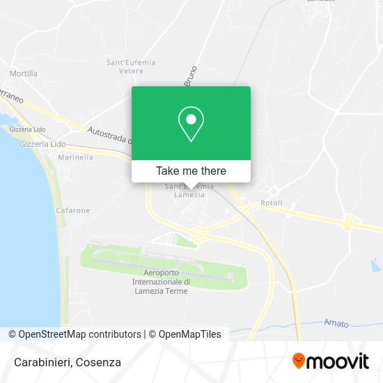Carabinieri map