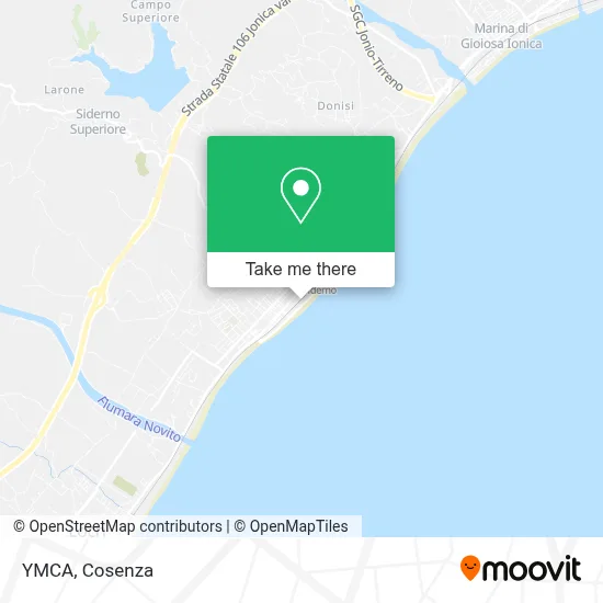 YMCA map