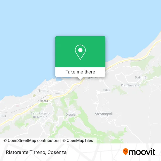 Tirreno Restaurant map