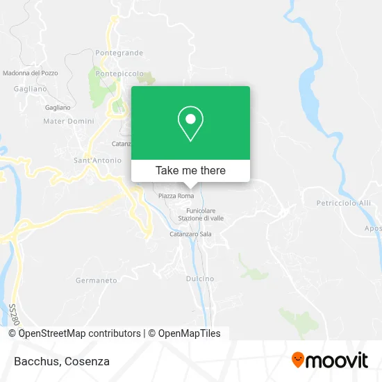 Bacchus map